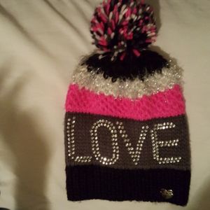 Womens Betsey Johnson beanie